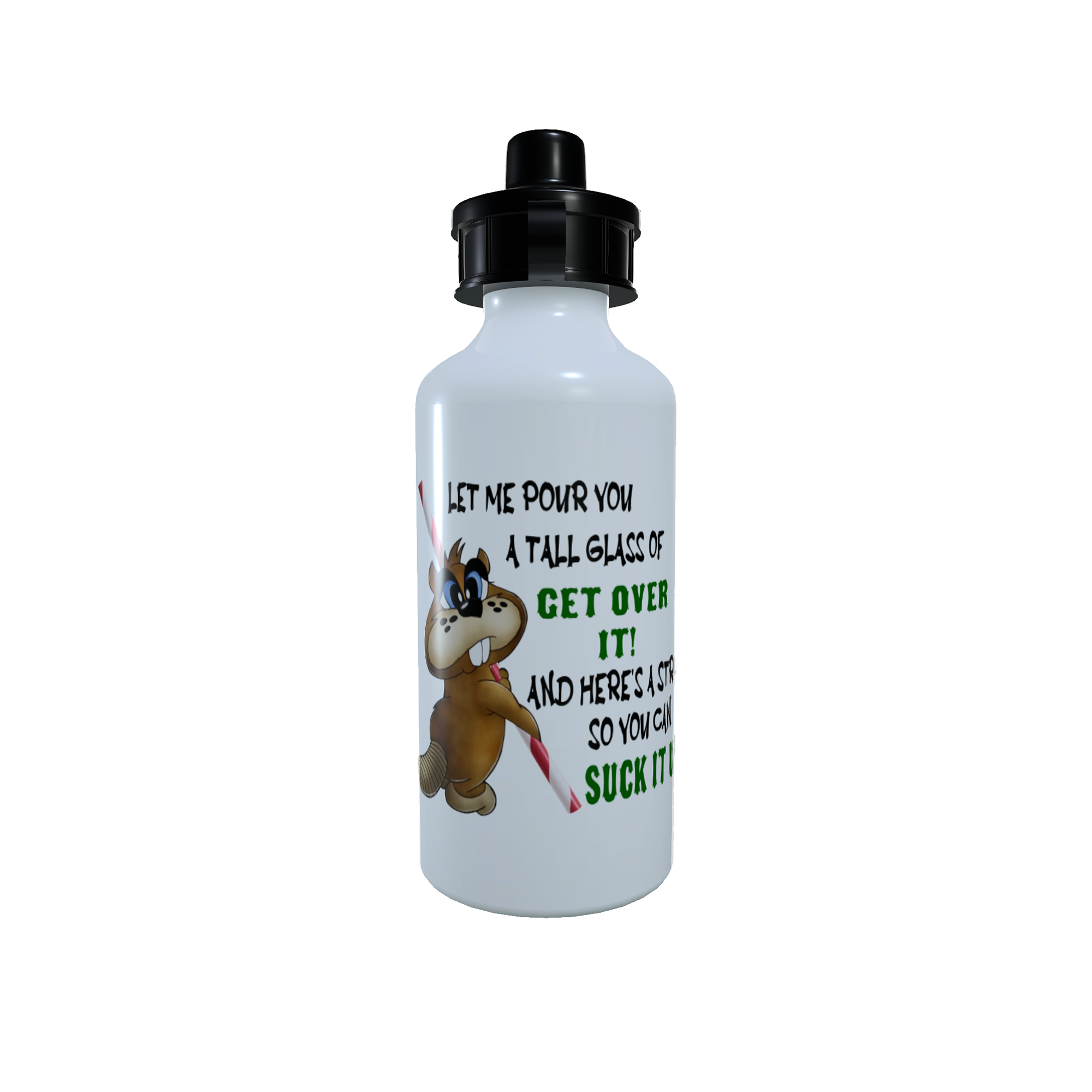 Beaver Drinks Bottle - Let Me Pour You A Tall Glass...